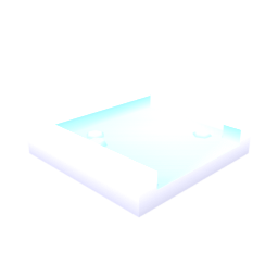 Snow Tile Corner Square